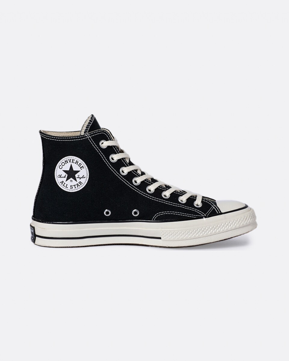CHUCK 70 HI BLACK/WHITE/EGRET - BLACK/WHITE/EGRET 