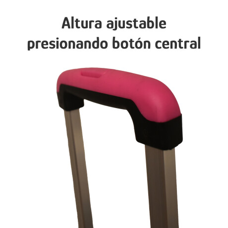 Soporte Para Mochila Con Ruedas Altura Regulable Aluminio Fucsia