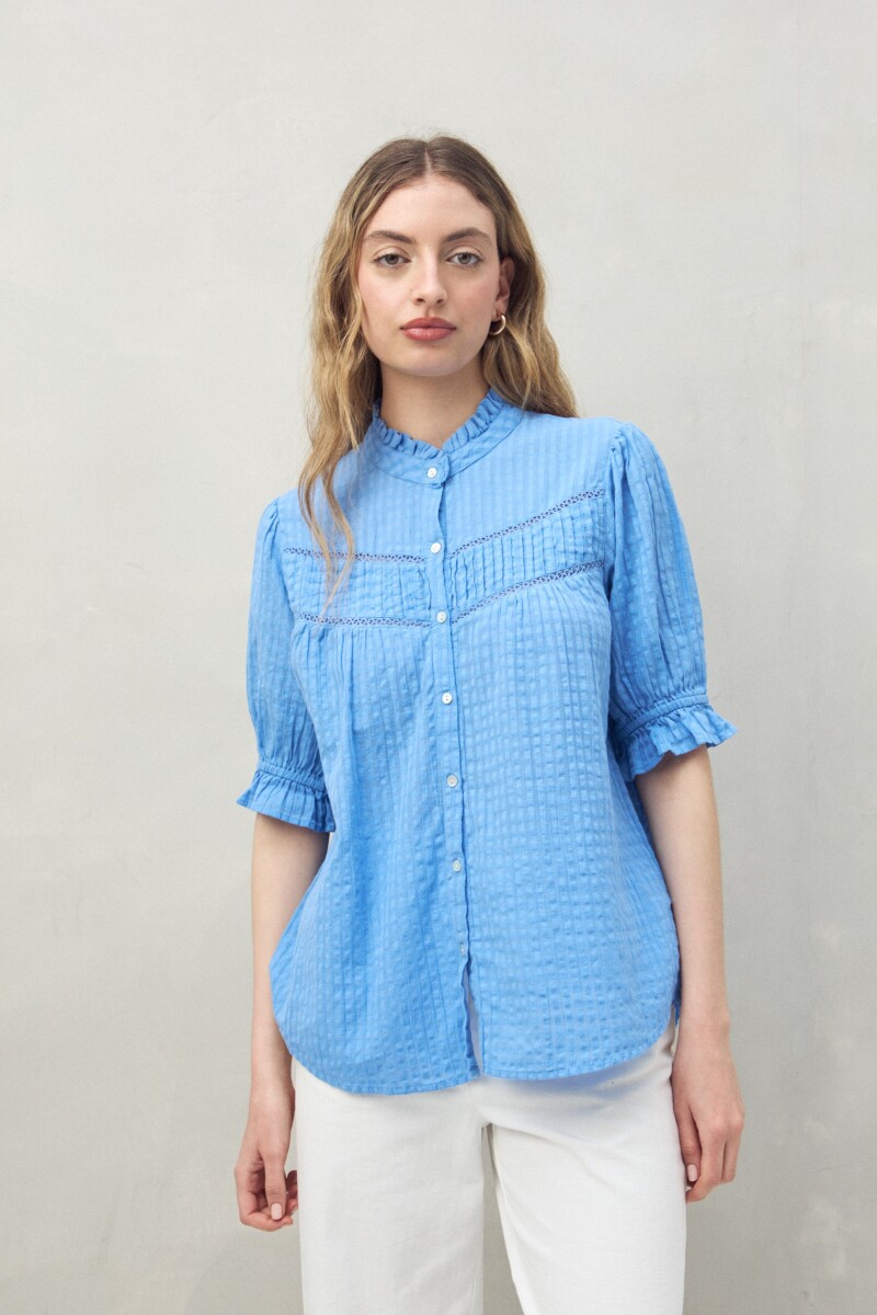 CAMISA ERRANTE Celeste Cielo
