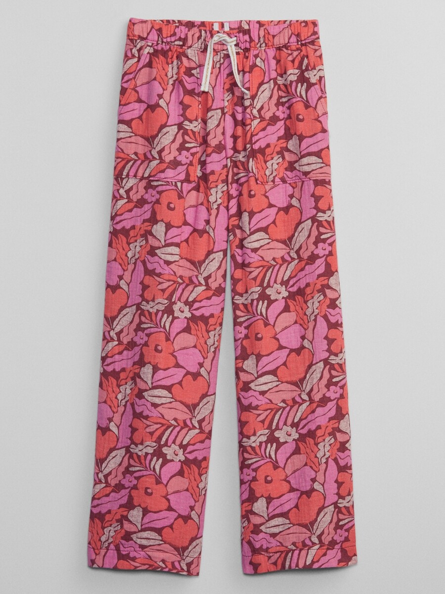 Pantalón Utility Con Elástico Niña - Cyclamen 16-3118 Tcx 