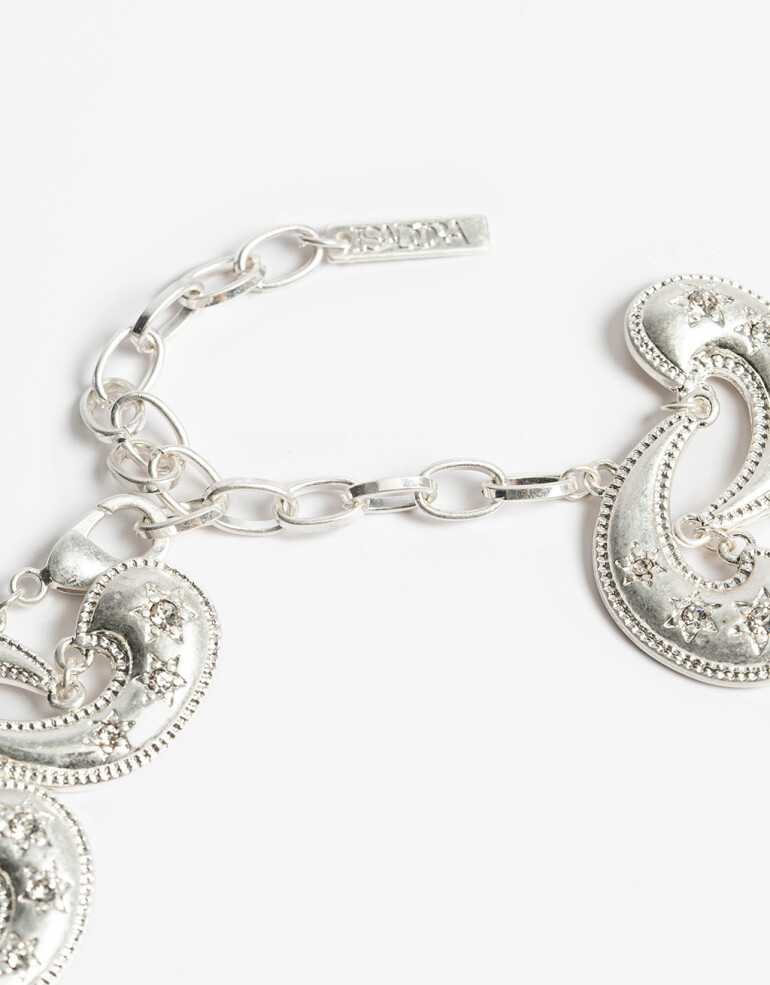 Chokers Metal Choker Western Metal - Plateado Antique Silver