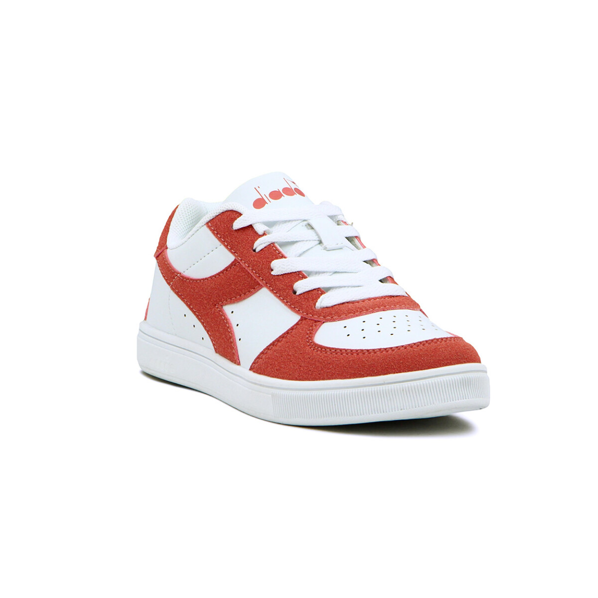 Diadora Champion Mujer Helio II Blanco/Coral - Blanco-Coral 