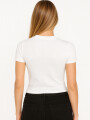 Remera Flored Blanco