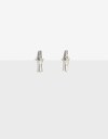 Aros Pasantes Metal Aros Pasantes Cosmic - Plateado Rodio