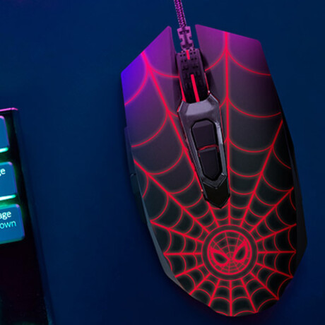 Mouse gamer Xtech Spider Man Miles Morales
