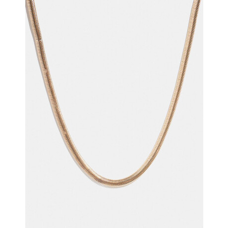 Collar Corto De Cadena Dorado