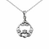 Dije Simbolo Claddagh- Plata 925 - Sin Piedra- CP6581 conpiedra