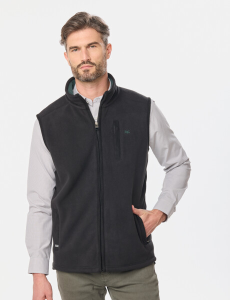 CHALECO POLAR DE ABRIGO Negro