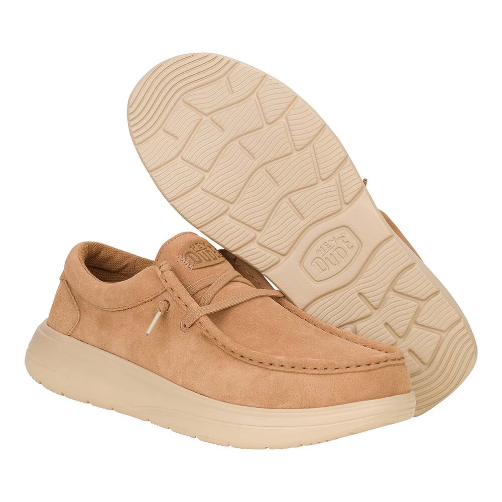 Wally COMF Suede - Hombre Tobacco Brown/Irish Cream