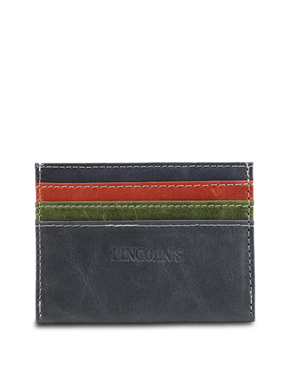 PORTA TARJETAS AMMIT CUERO MULTICOLOR