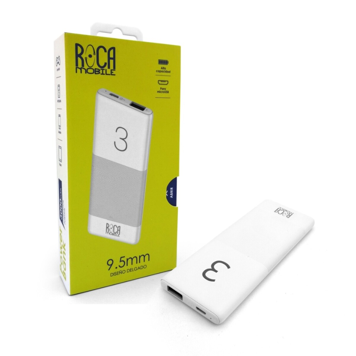 POWER BANK "ROCA" 3000 MAH - Sin color 