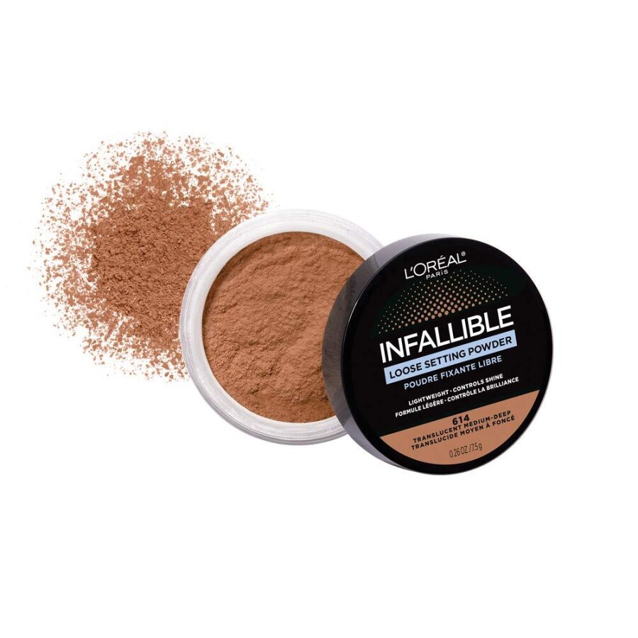 Polvo Translúcido Infallible Loose Setting Powder 614 Medium-Deep - L'Oréal Polvo Translúcido Infallible Loose Setting Powder 614 Medium-Deep - L'Oréal