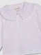 Camiseta Con Cuello De Popelin Blanco Optico
