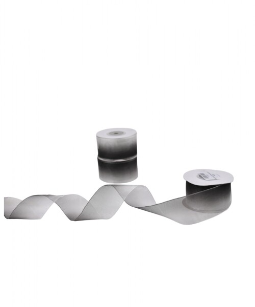 Cinta organza degrade - 23 mts NEGRO