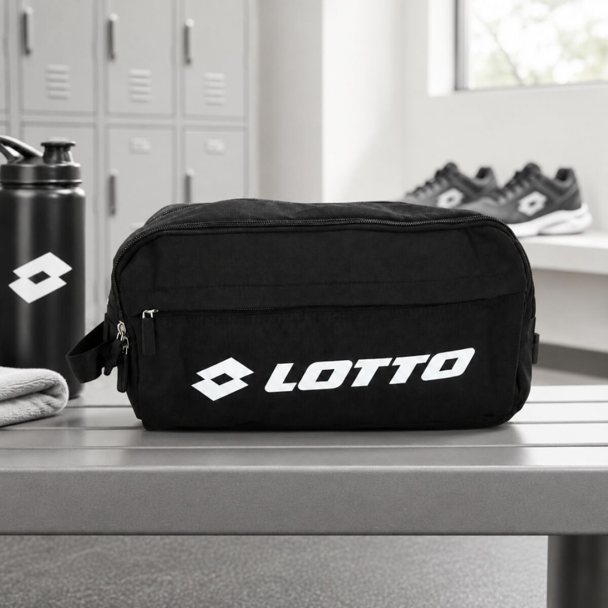 BOLSO BOTINERA PARA CHAMPIONES LOTTO NEGRO 