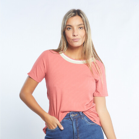 Remera Manga Corta Vini Rosa
