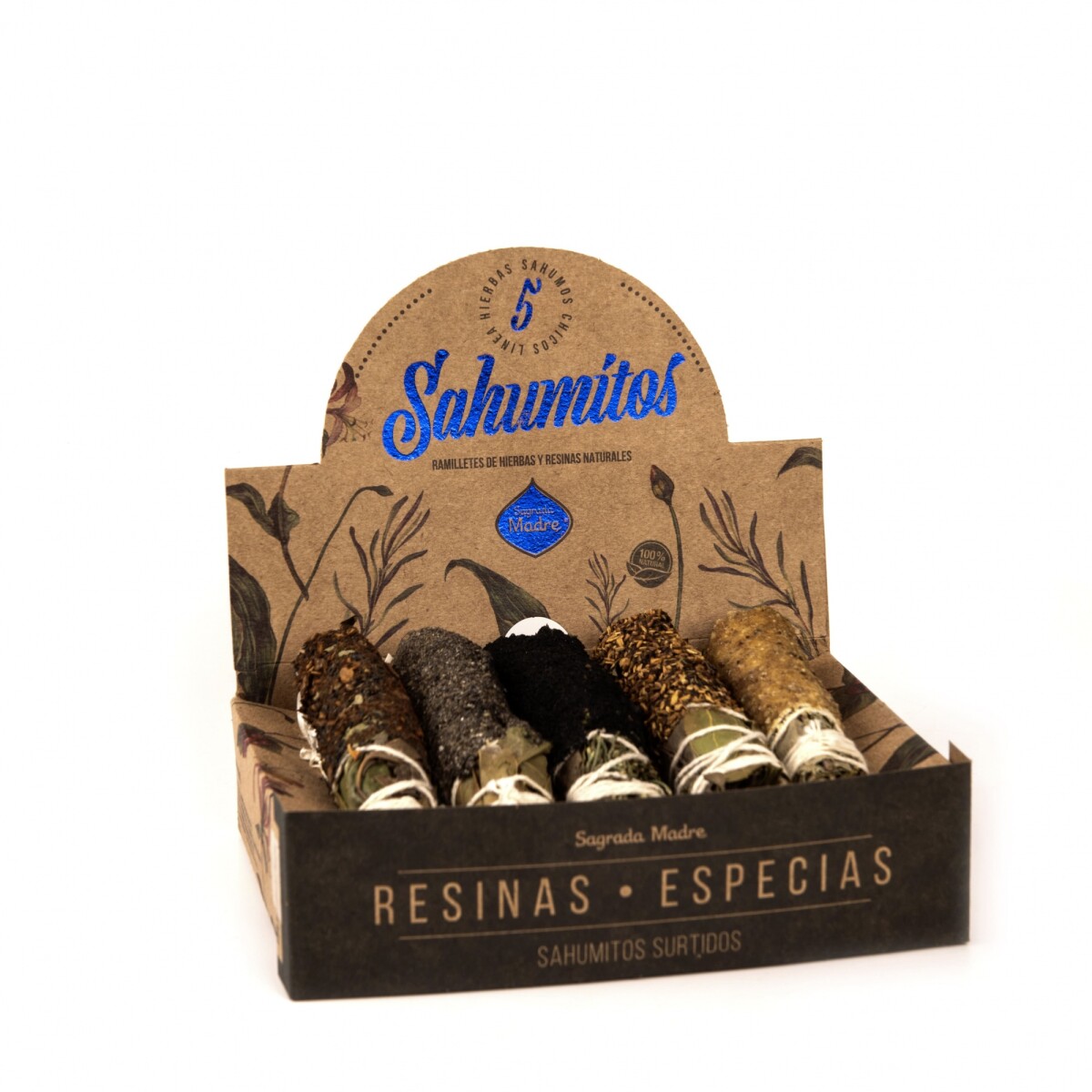 SAHUMITOS SAGRADA MADRE X5 - Resinas/especias 