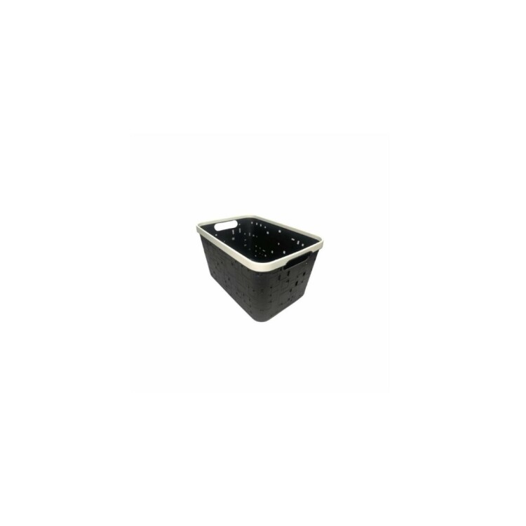 CESTO CANASTO ORGANIZADOR 27X18X14CM MULTICOLOR