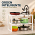 Organizador Estante Bajo Mesada Cocina 2 Niveles Calidad Organizador Estante Bajo Mesada Cocina 2 Niveles Calidad