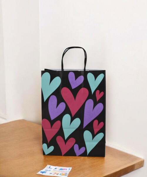 Bolsa fantasia luna 22x10x30 cm. AMOR COLOR