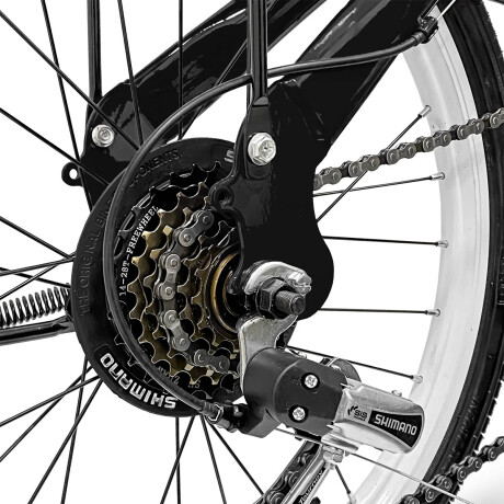 Bicicleta Plegable Expert Amsterdam Rodado 20 C/Cambios Varios Colores Negro