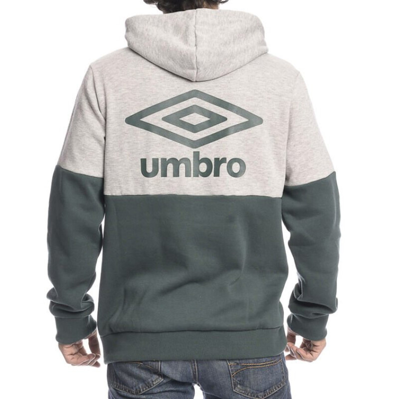 Canguro Infantil Umbro Hoodie Kids Gris Melange