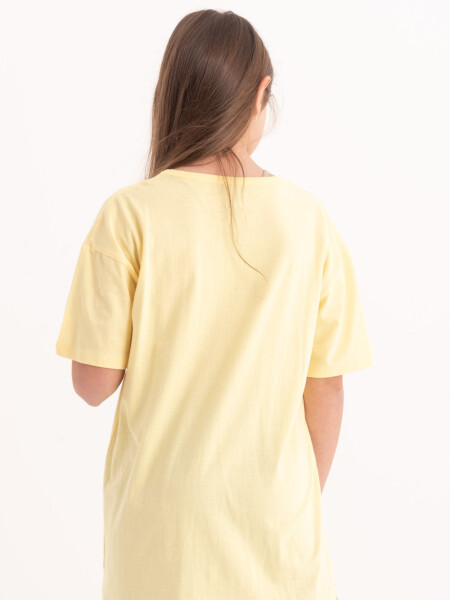 Camiseta manga corta Cool Amarilla