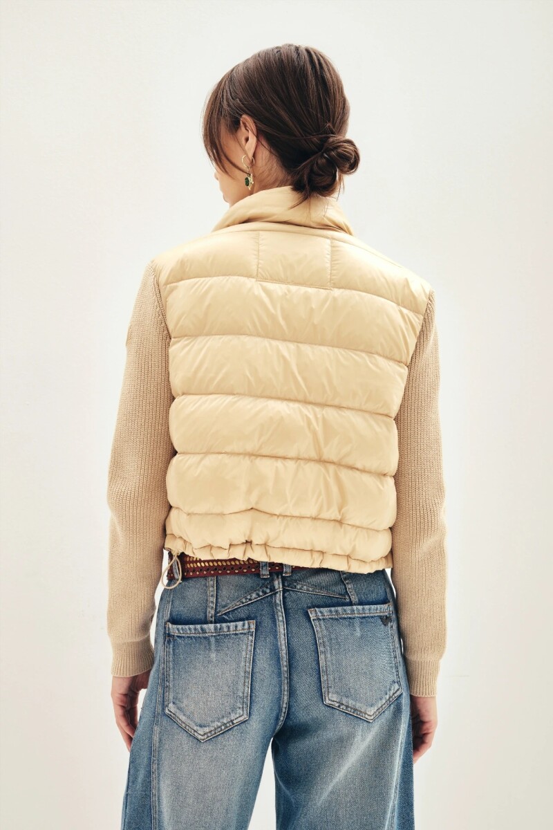 CAMPERA KNIT Crudo