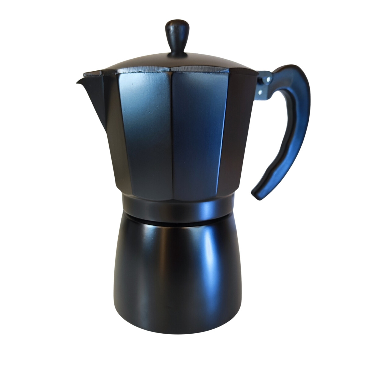 Cafetera Italiana en Aluminio 9 tazas - Negro 