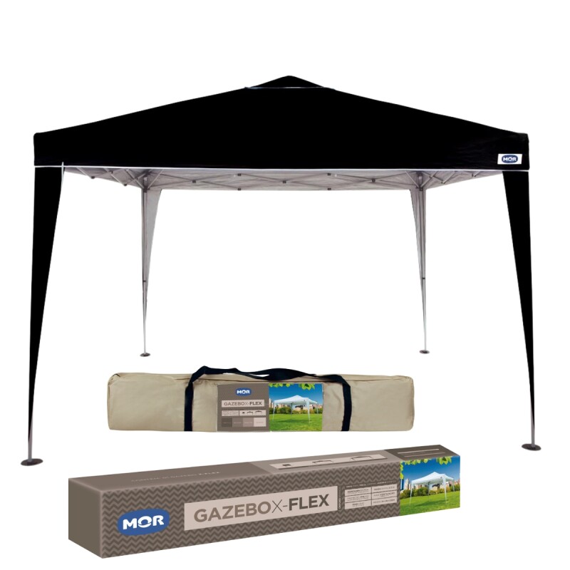 Gazebo reforzado Oxford 3x3 NEGRO