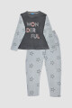 PIJAMA WONDERFUL GRIS