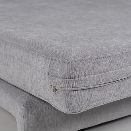 Sofá Cama Niki - Con mesa - Tela Microfibra 10286 (Gris)