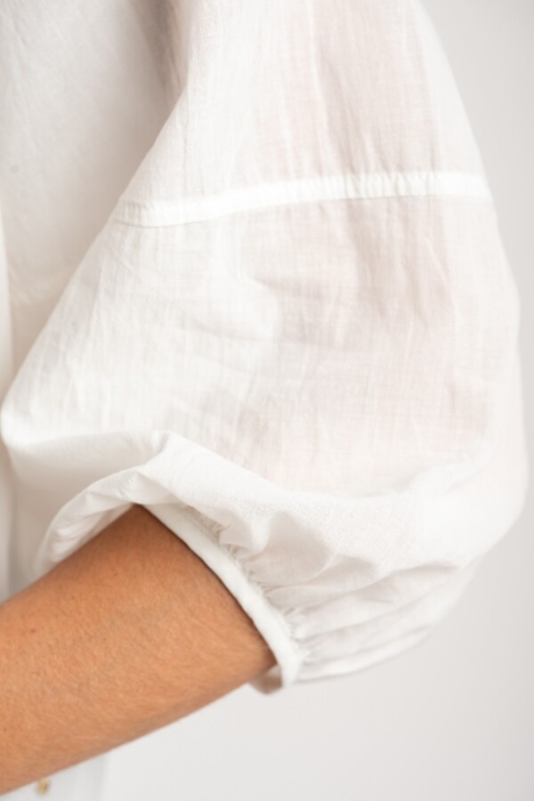 Blusa Allgodón Crudo