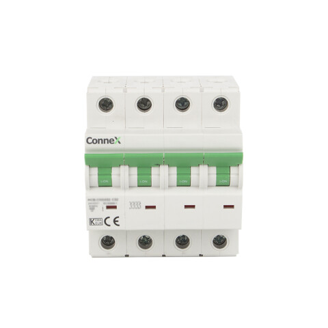 Llave térmica 4P 25A 6kA IEC 60898-1 CN0425