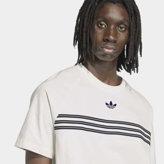 Remera Adidas Chest Stripes Blanco
