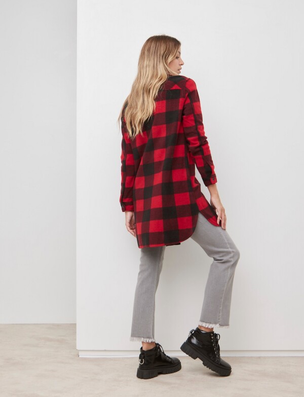 Sobrecamisa Cuadrille NEGRO/ROJO
