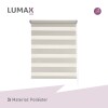 Cortina Roller Zebra Simple Lumax 1.2 X 1.6m Gran Calidad Beige