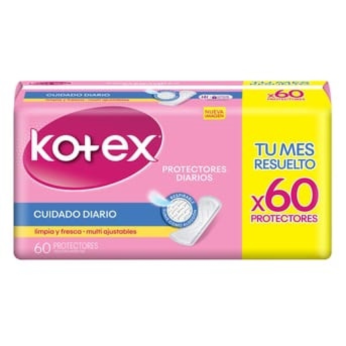 Protectores Diarios Kotex 60 Uds. 
