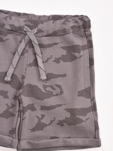 SHORT FAUSTO GRIS