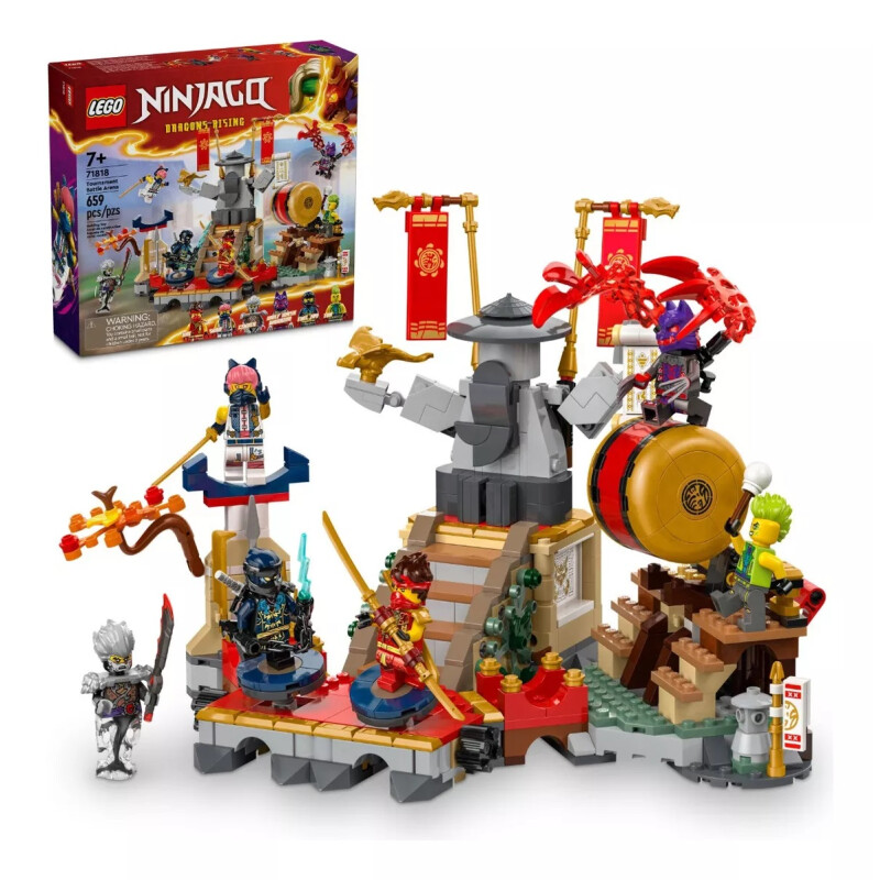 Kit Lego Ninjago Arena De Batalla Del Torneo 71818 659 Piezas Kit Lego Ninjago Arena De Batalla Del Torneo 71818 659 Piezas
