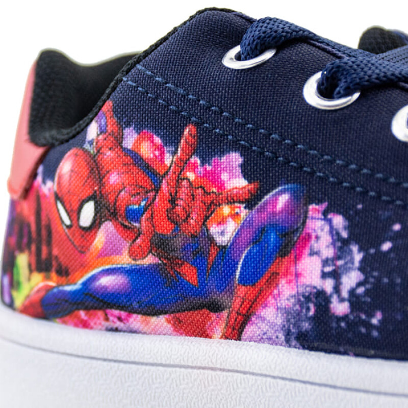 Championes Marvel Spiderman de Niños - SPICSS24720 Blanco-azul