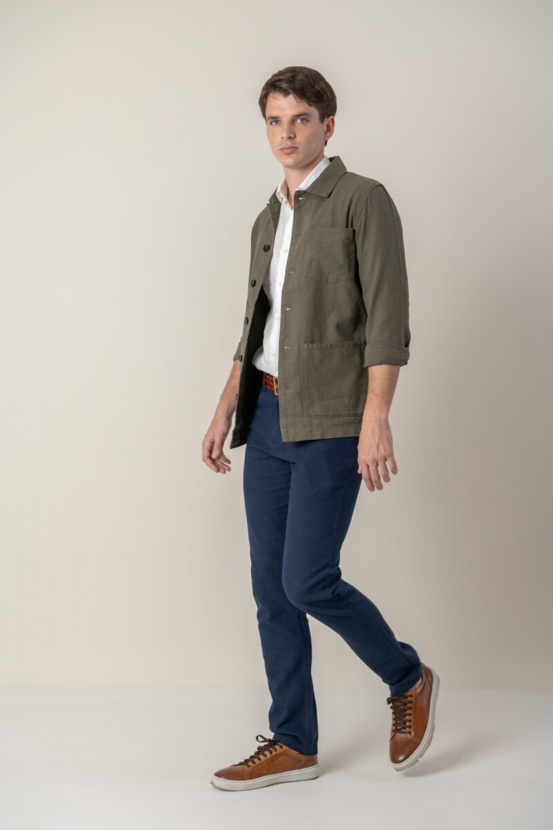 Sobre camisa Lino - Verde 