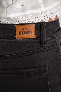 Jean Baggy Barrel Denim Gris