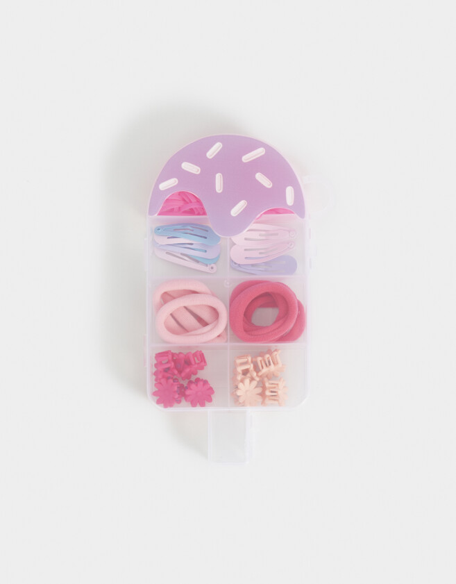 Sets Pelo Infantiles En cajita Set De Accesorios Pelo - Combinacion Bicolor