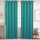 Cortinas Blackout 2 Paños 106cm X 160cm Satinado Calidad Verde