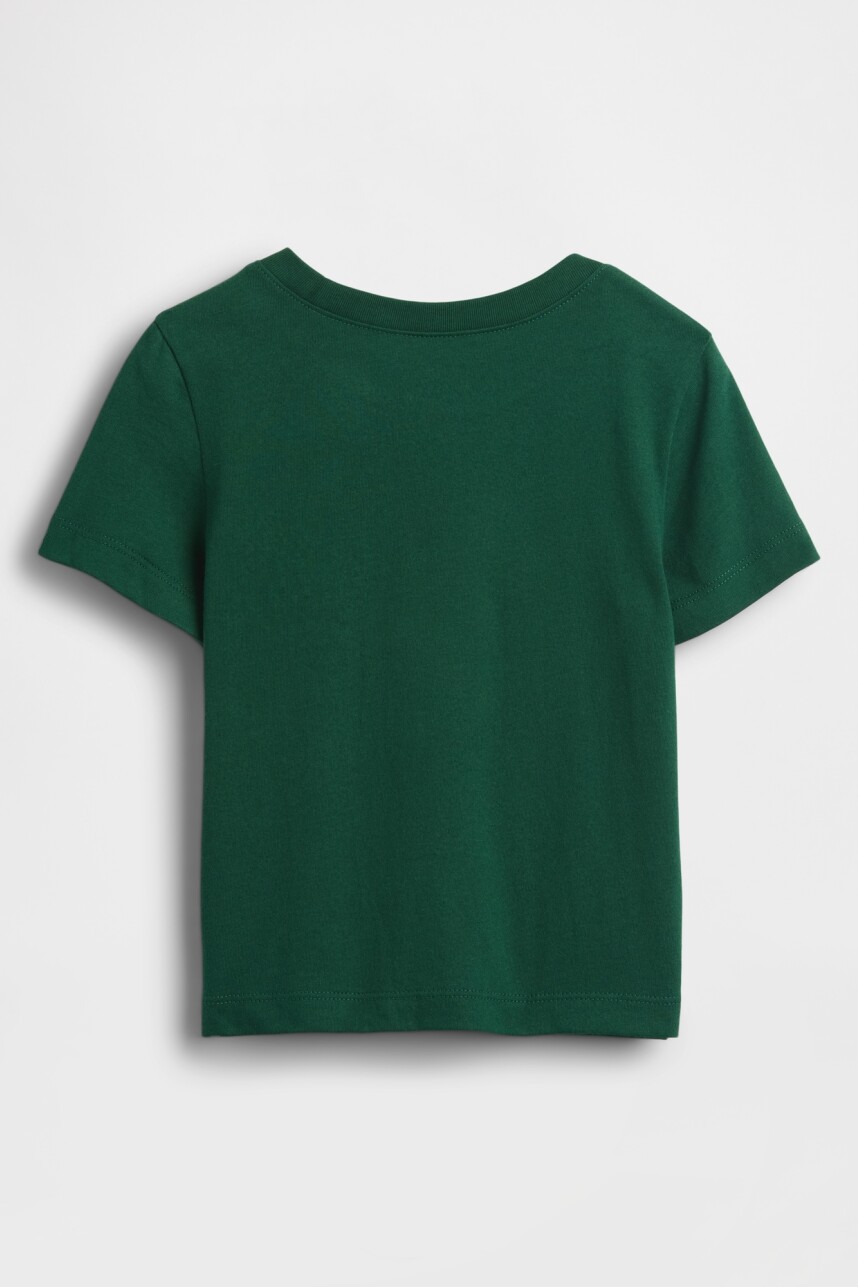 Remera Logo Gap Disney Toddler Niño Evergreen Glamour