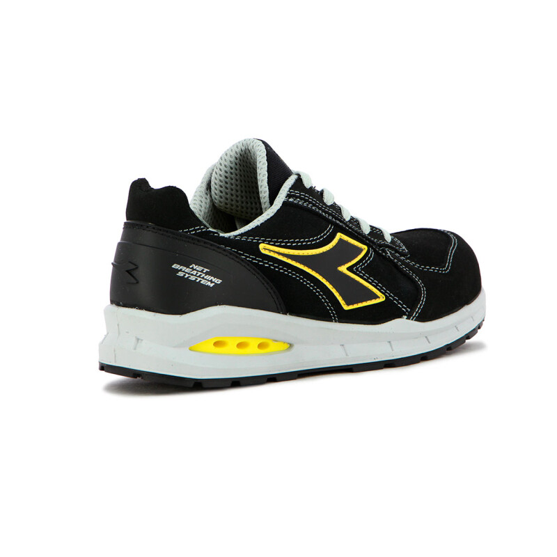 WUTI 2MYK - PRO M Safety RUN NET AB LOW S3S / UNISEX Negro-Negro