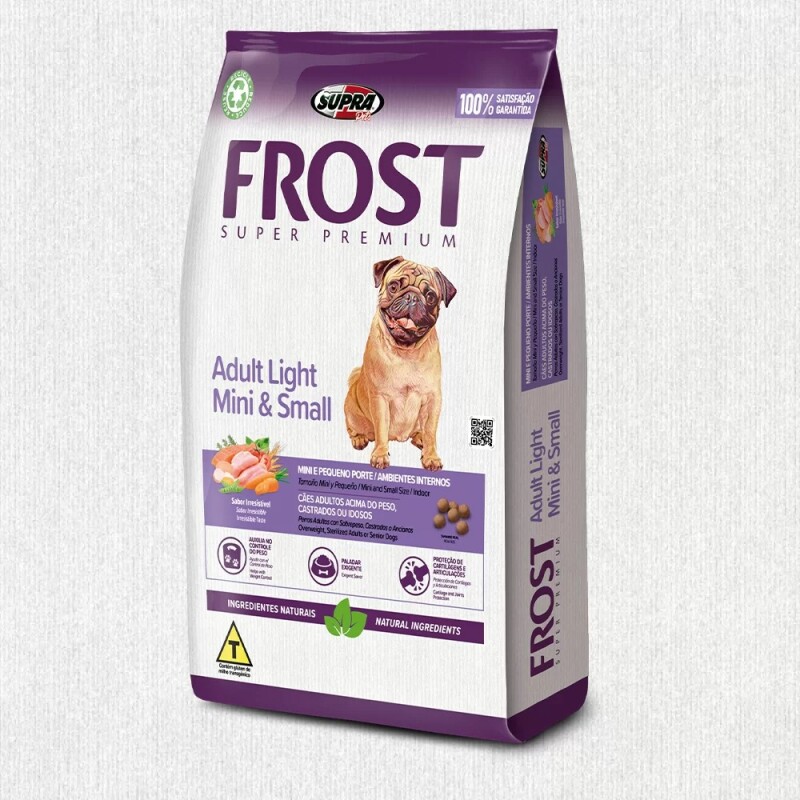 FROST PERRO ADULTO LIGHT RAZA MINI Y PEQUEÑA 2,5 KG