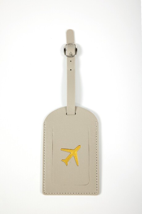 Etiqueta Valija Travel Gris