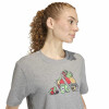 REMERA ADIDAS W FOOD CRO Mujer KA5074 Gris Claro